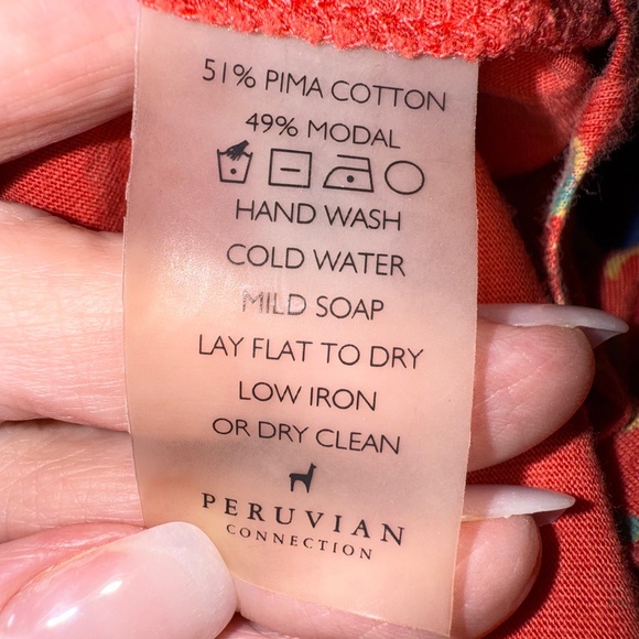 Peruvian Connection Tunic Top L - Picture 4 of 4